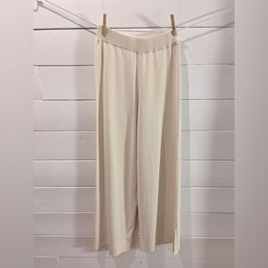 UCHUU - Beige Wide-Leg Knit Pants (Estimated S/M)